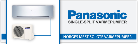 Bauer Energi Panasonic singlesplit varmepumpe banner